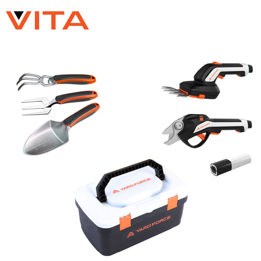 4 V, 4 Ah Vita Tool Box Garten-Handwerkzeuge - 6in1-Set, HX V06S