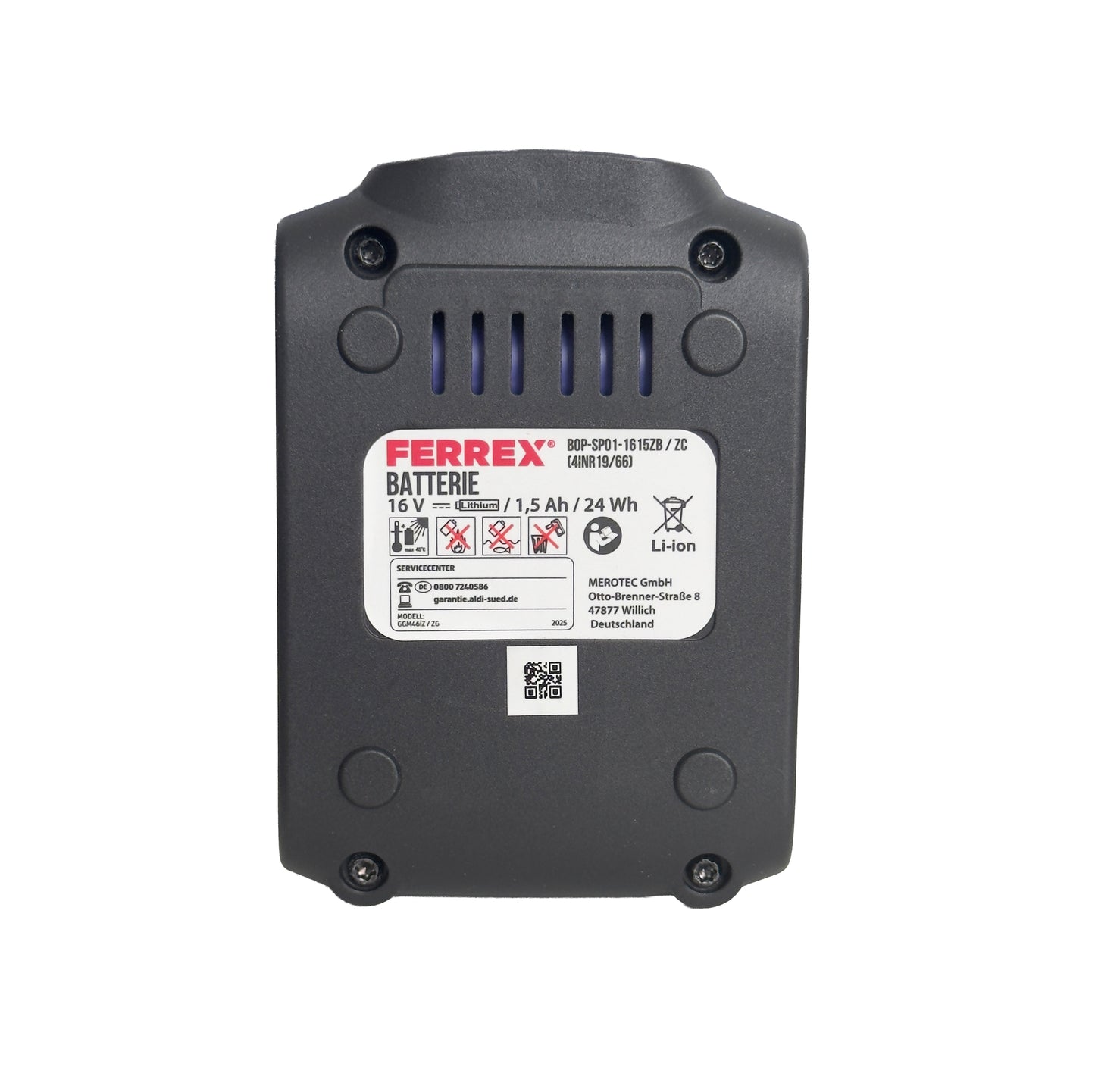 Ersatz Starterbatterie(16V/1,5Ah) -Ferrex GGM46IZ/ZG